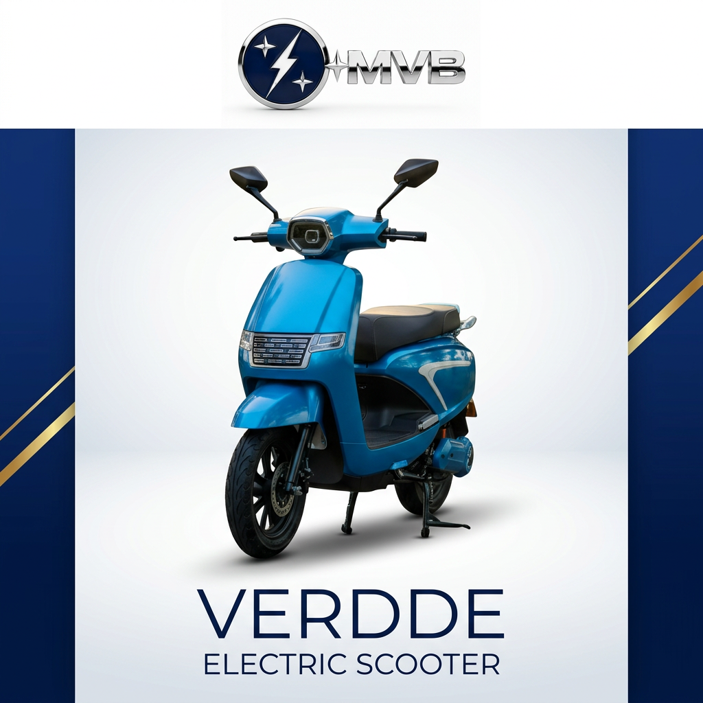MVB VERDDE Electric Scooter (Vespa Small Jali - 12-12 Inch)