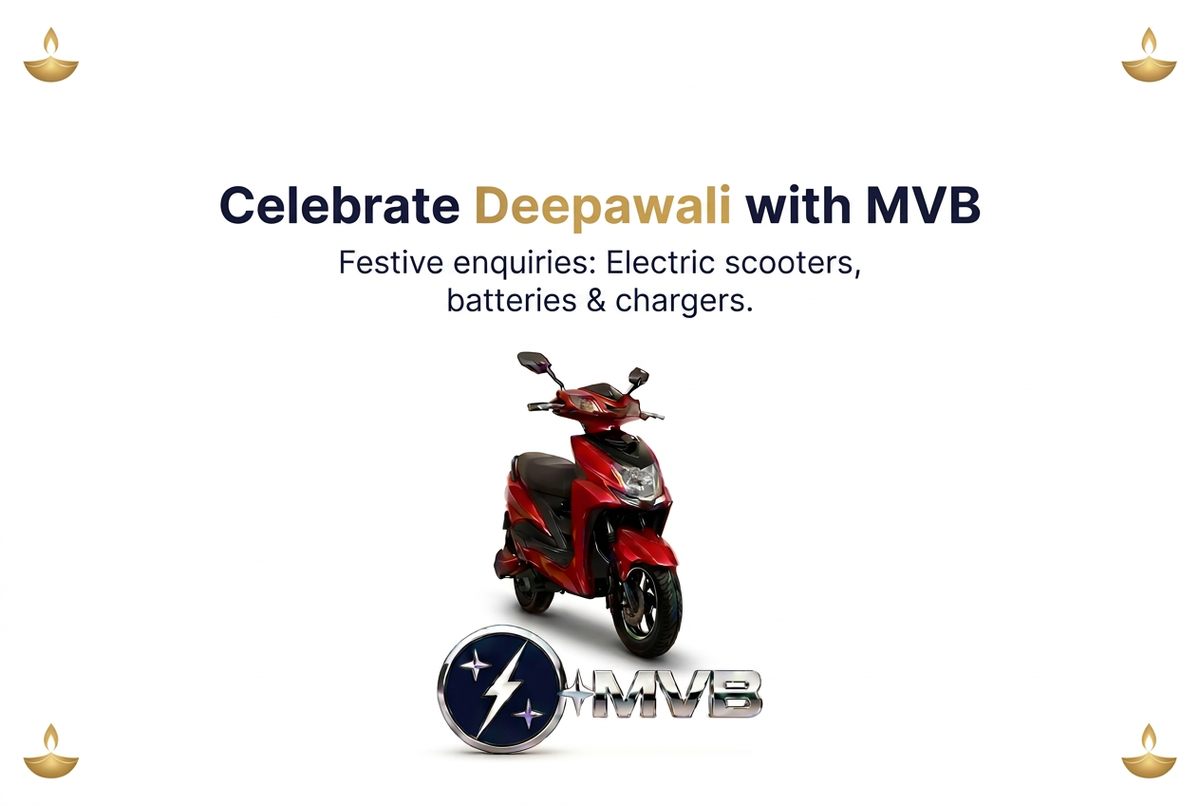 MVB electric scooter banner