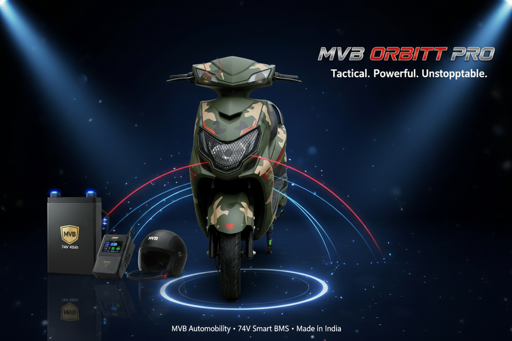 MVB ORBITT PRO Electric Scooter 12-12 Inch Army Camouflage
