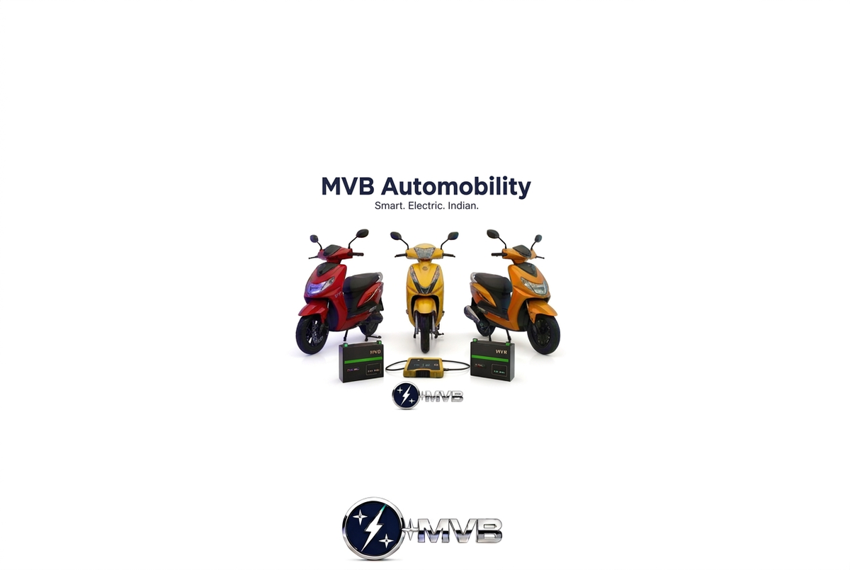 MVB electric scooter banner