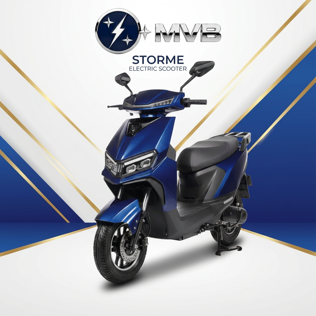 MVB STORME white-and-blue branded image