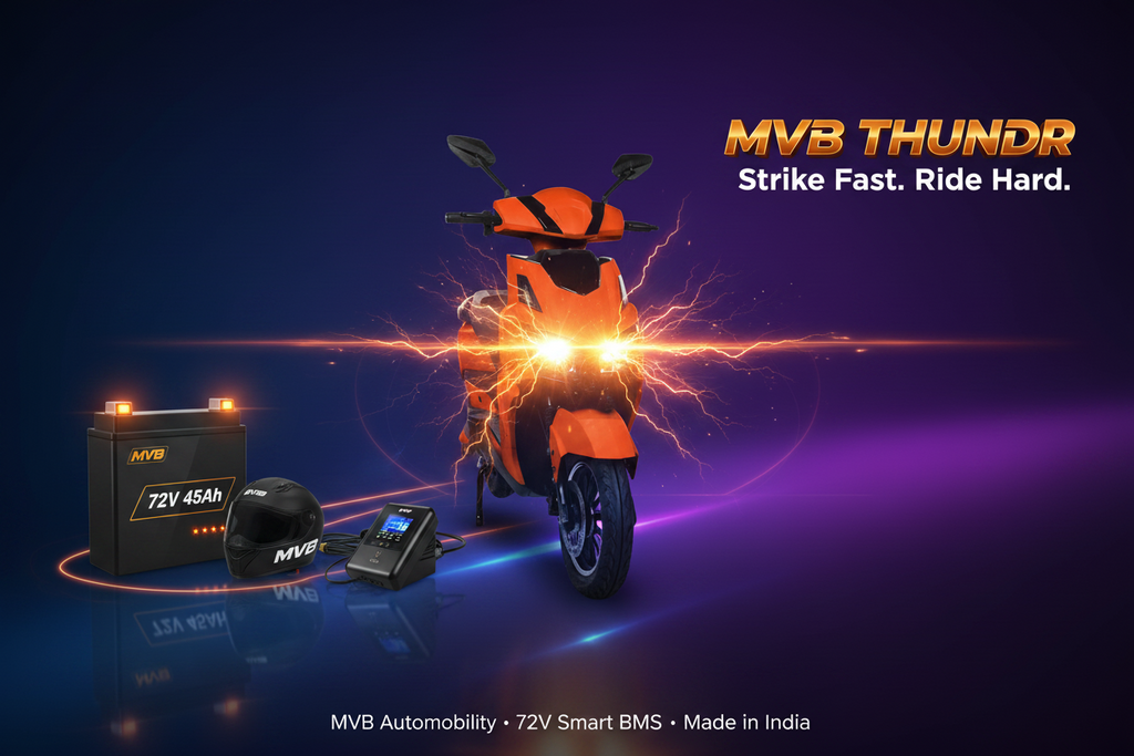 MVB THUNDR Electric Scooter 12-12 Inch
