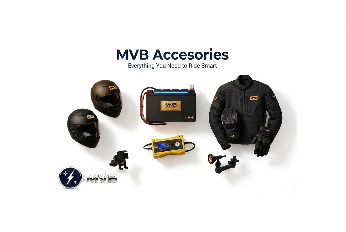 MVB electric scooter banner