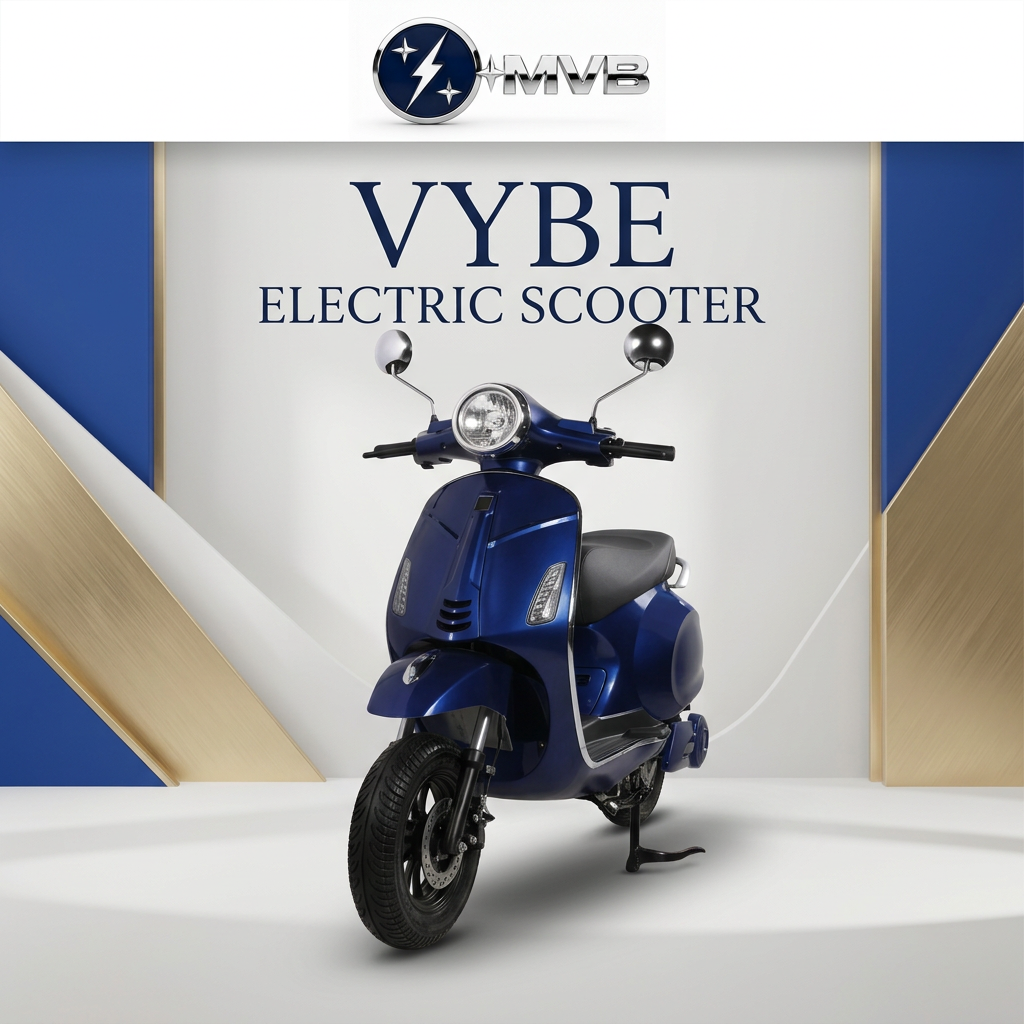 MVB VYBE white-and-blue branded layout
