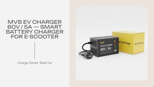 MVB EV Charger 60V / 5A &mdash; Smart Battery Charger for E-Scooter by@Outfy