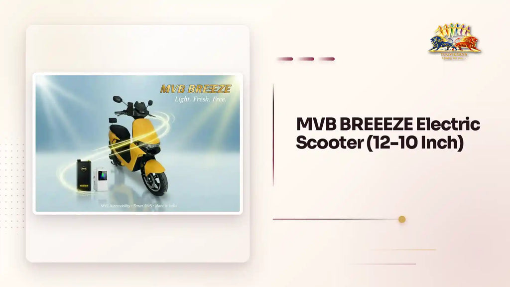 MVB BREEEZE Electric Scooter (12-10 Inch) by@Outfy
