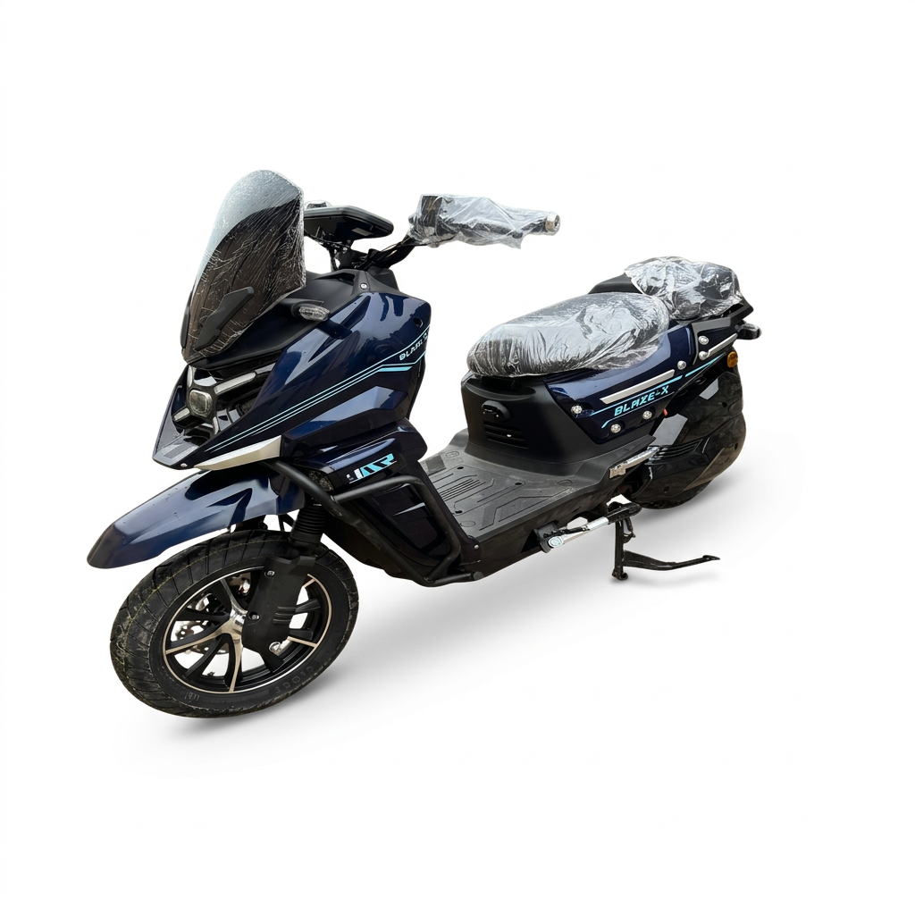 Refined green scooter photo