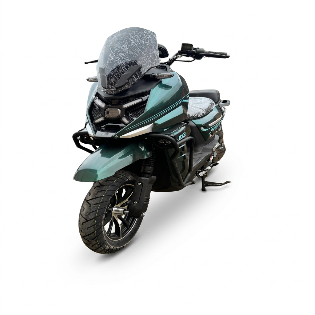 Refined navy scooter photo